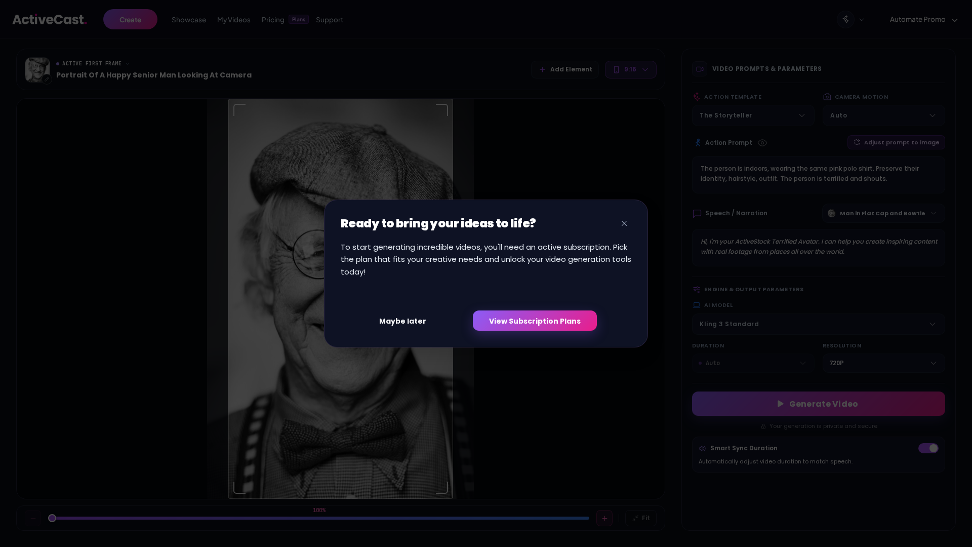 Test failure screenshot